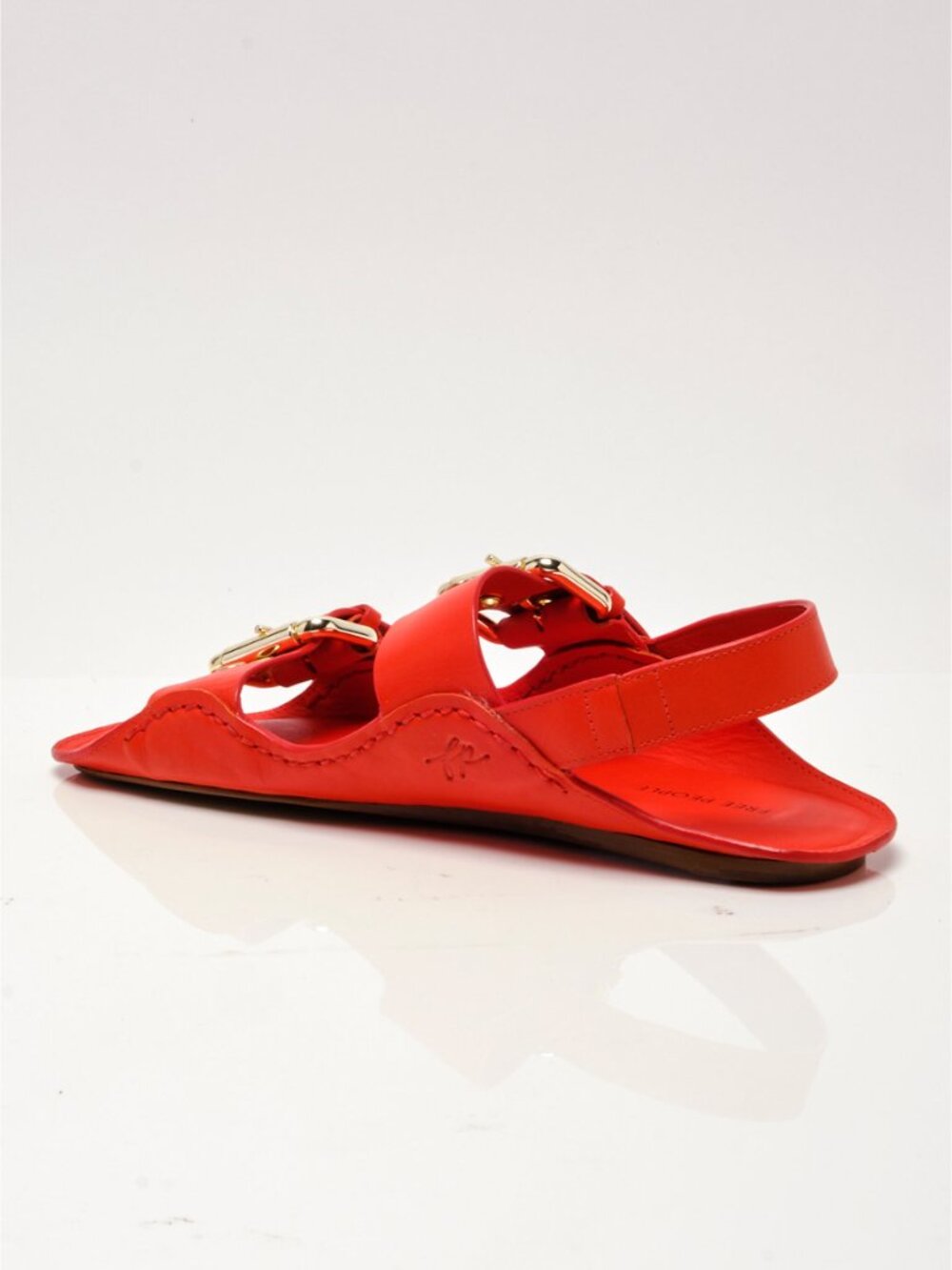 FREE PEOPLE Blossom Buckle Sandals / Salsa Leather - Picture 7 of 9